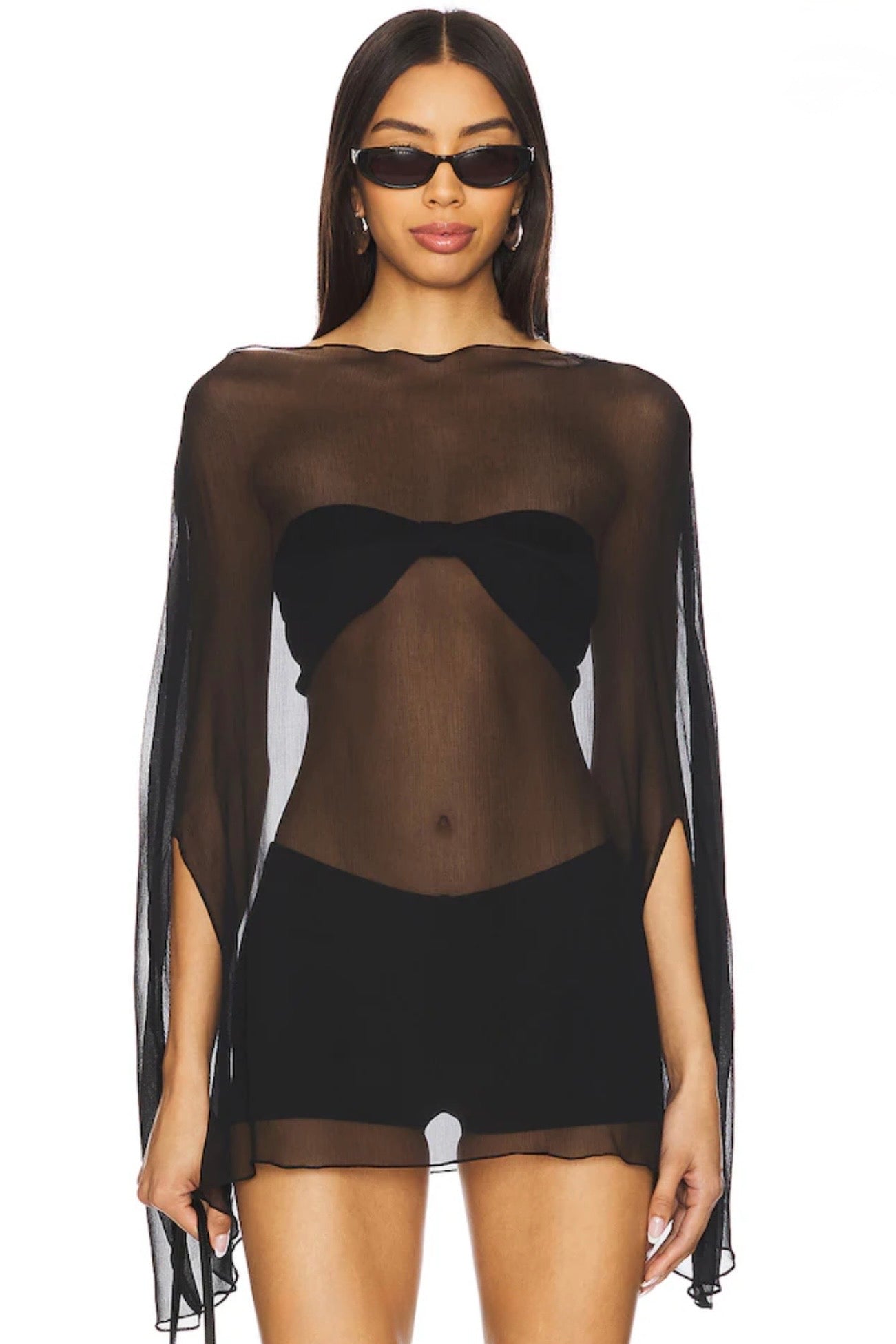 Bardot Poncho Set