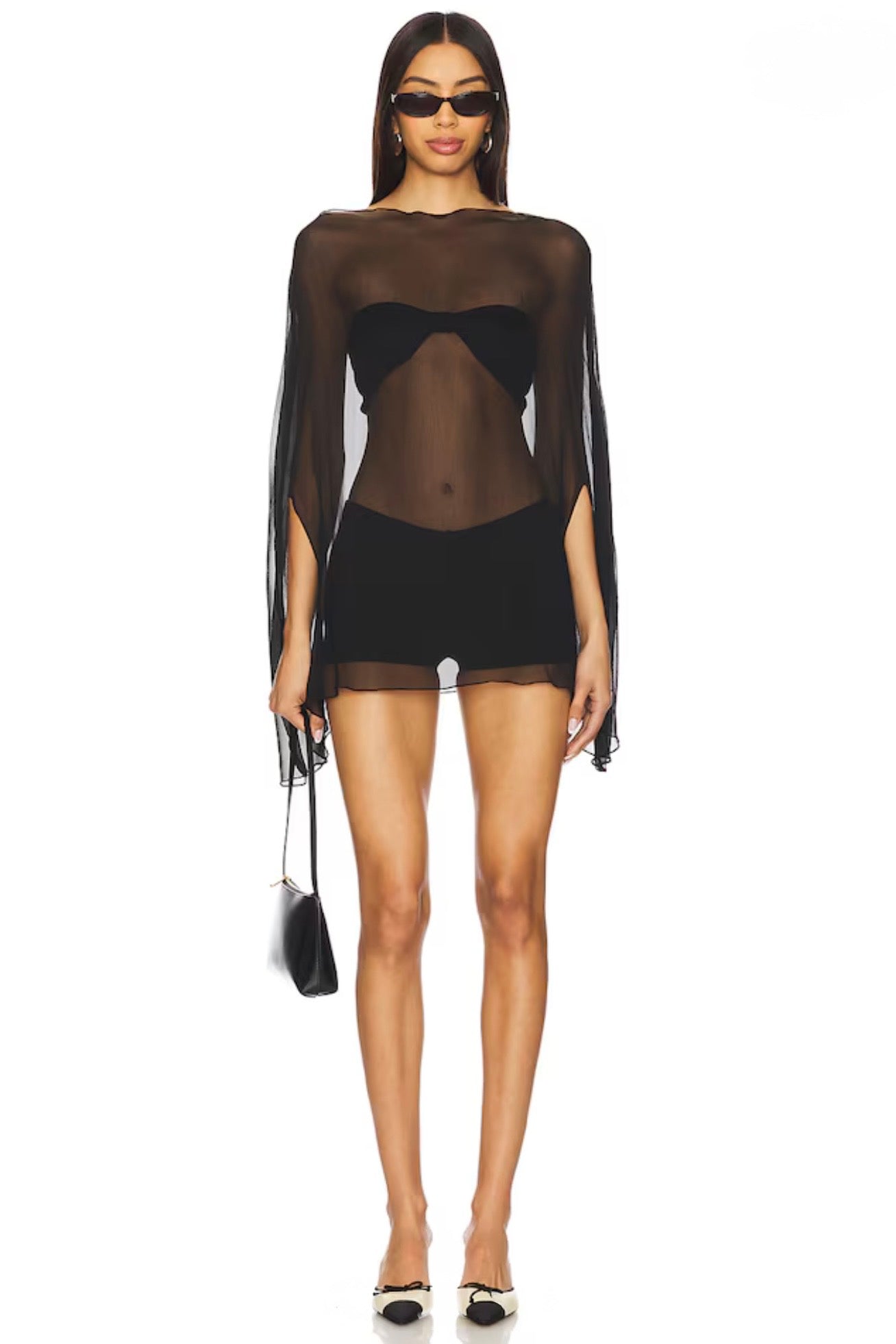 Bardot Poncho Set